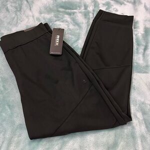 NWT men's black RBX tapered dri fit jogger pants